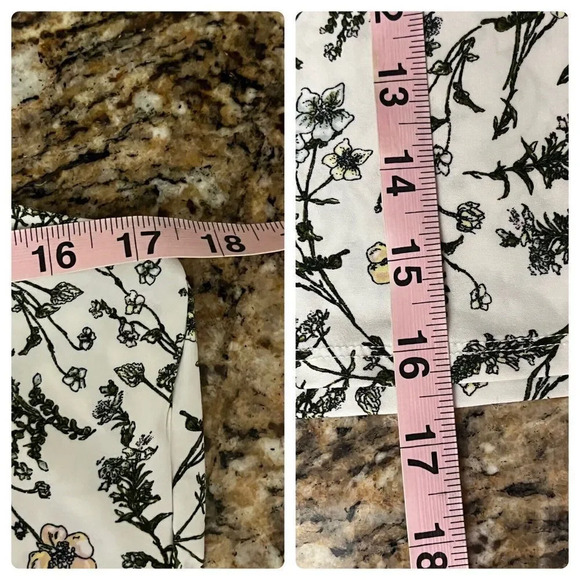 Laundry by Shelli Segql floral cami blouse fairy preppy whimsical boho hippie L - Picture 5 of 8